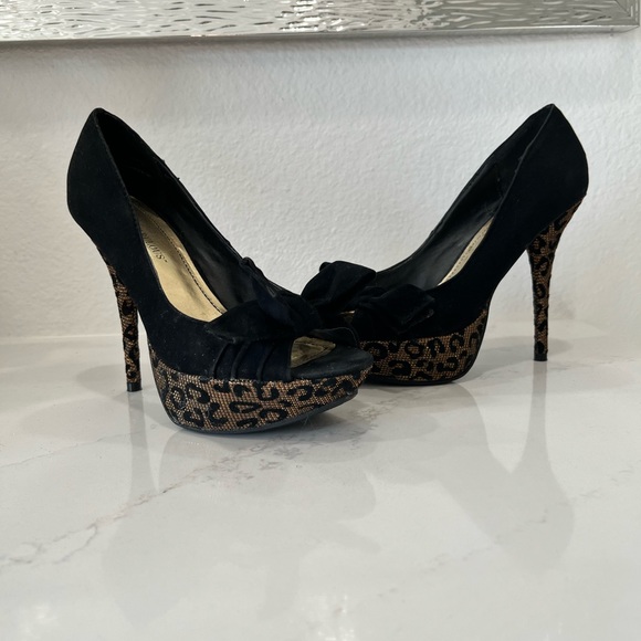 Platform stiletto leopard pumps size 7.5 - Picture 8 of 9